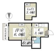 ロフト新座の間取り画像