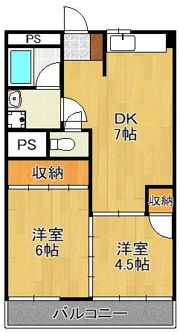 マキシム苅田の間取り画像