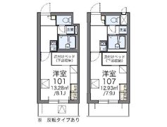 レオパレス光の間取り画像