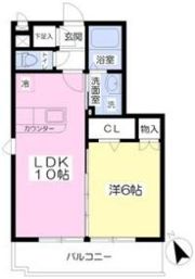 カーサ リアンジュの間取り画像