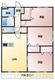 ユーミーウィンクルムの間取り画像