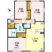 シェルメールの間取り画像