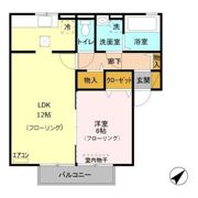 エスポワール柳崎の間取り画像