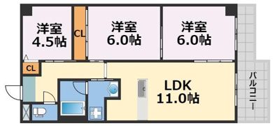 テン・フォーティの間取り画像