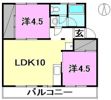 ブリューメ・ハイム壱番館の間取り画像