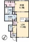 エスポワール戸坂山崎の間取り画像
