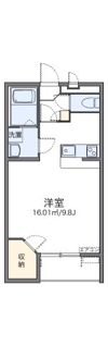 レオパレスフロールの間取り画像
