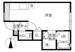 HELENE日の出の間取り画像