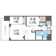 コンフォリア新大阪宮原Qの間取り画像