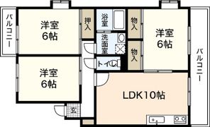 ソシア上土井Ⅲの間取り画像