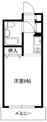 ヴァンハウス横須賀中央の間取り画像