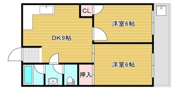 セイム三箇の間取り画像