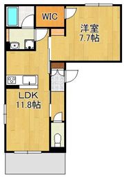 クレスティークの間取り画像