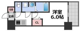エスリード大阪イーストエッジの間取り画像