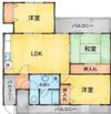 箕面リビエールハイツ1stの間取り画像