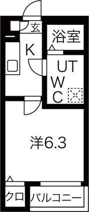 ミモザ矢田の間取り画像