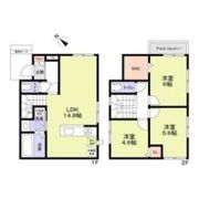 市川市大洲3丁目戸建貸家/Aの間取り画像