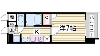 Citta・Vista神戸下山手通の間取り画像