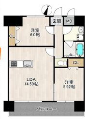 レクシア大日の間取り画像