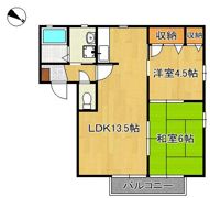 ピースガーデンワカゾノの間取り画像