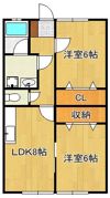 守恒アパートの間取り画像