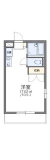 レオパレスウイング近藤の間取り画像