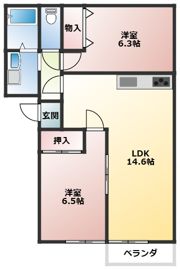 エルハイムスズキの間取り画像