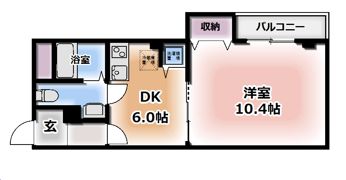アクロス大日アパートメントⅡの間取り画像