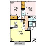 ソレアード Bの間取り画像
