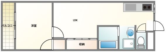 岡町駅前レジデンスの間取り画像