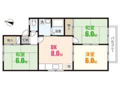 セジュールよしつね A棟の間取り画像