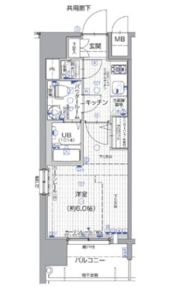 エスリード新梅田ノースポイントの間取り画像