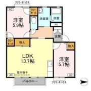ラシェット・エムザC棟の間取り画像
