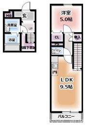 グランシールⅡ番館の間取り画像