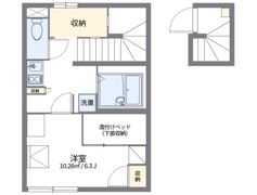 レオパレスセンターウエストⅠの間取り画像