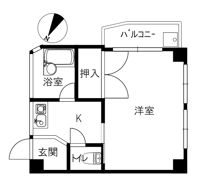 パレスU＆U105の間取り画像