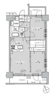 ウィステミラ西船橋の間取り画像