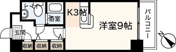 JR新白島駅前東亜ビルの間取り画像