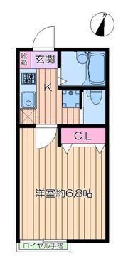 リブレリー春江Bの間取り画像
