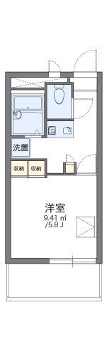 レオパレスビスタヒガワの間取り画像