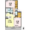 D-room椿 B棟の間取り画像