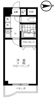 イーストパレスの間取り画像