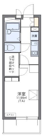 レオパレスリモーネⅣの間取り画像