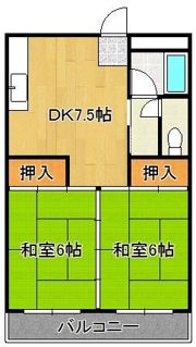 ディアライフ千防の間取り画像