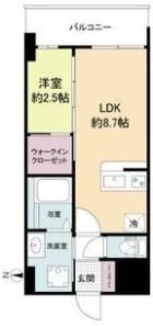 セレニテ新大阪グランデ ミリューの間取り画像