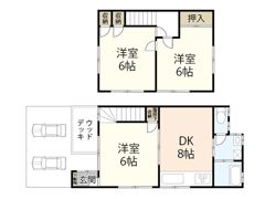 椋田借家の間取り画像