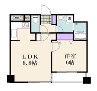 コスモ市川の間取り画像