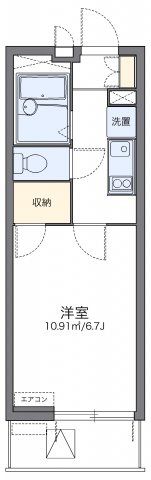 レオパレスアドバンストライフの間取り画像