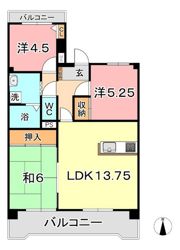 清幸マンション野田の間取り画像