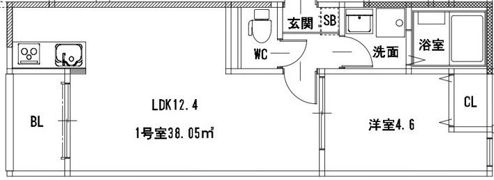 メゾンクレール御領の間取り画像